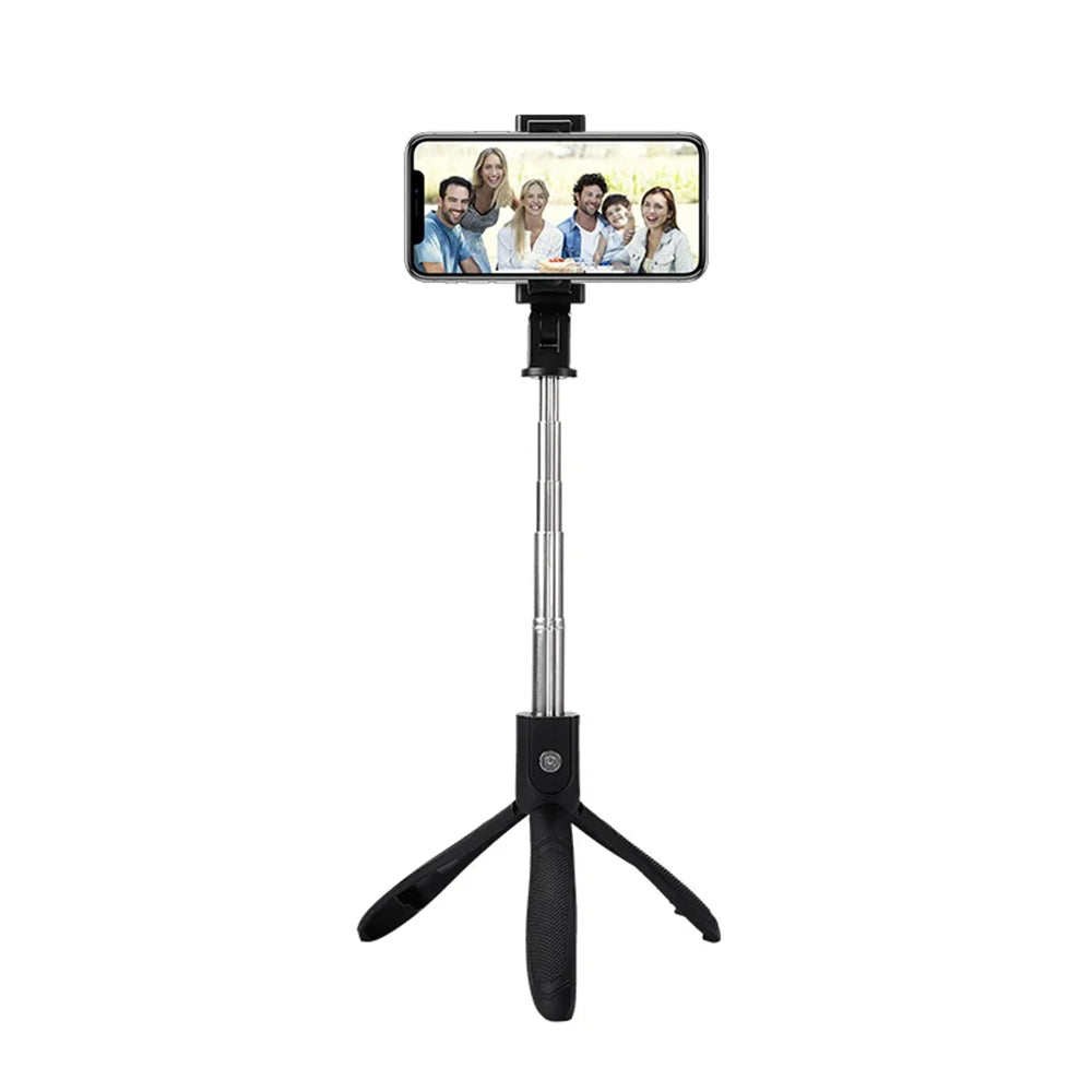 Selfie Stick Bluetooth Techsuit K06, Universel, Noir