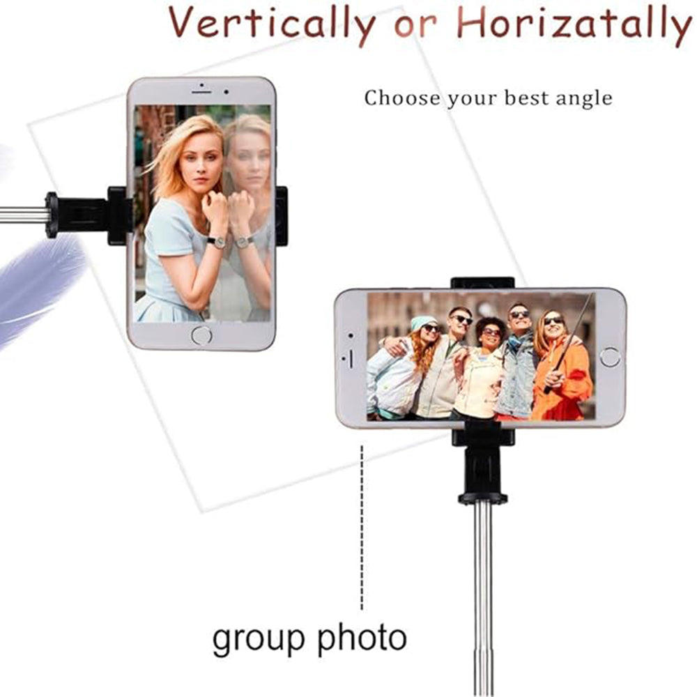 Perche à selfie Bluetooth Techsuit K07, Universelle, Noire