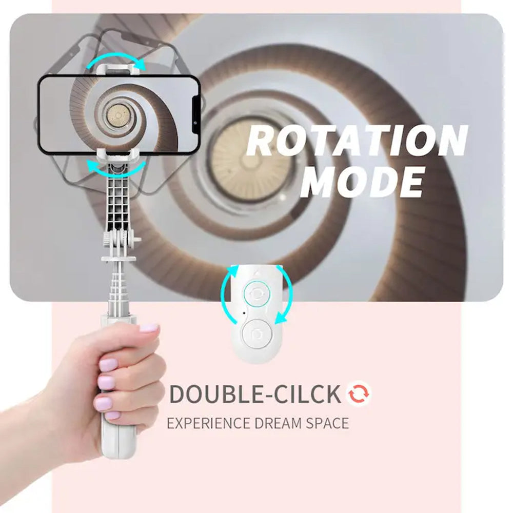 Selfie Stick Bluetooth Techsuit L08Mini, Universel, Noir