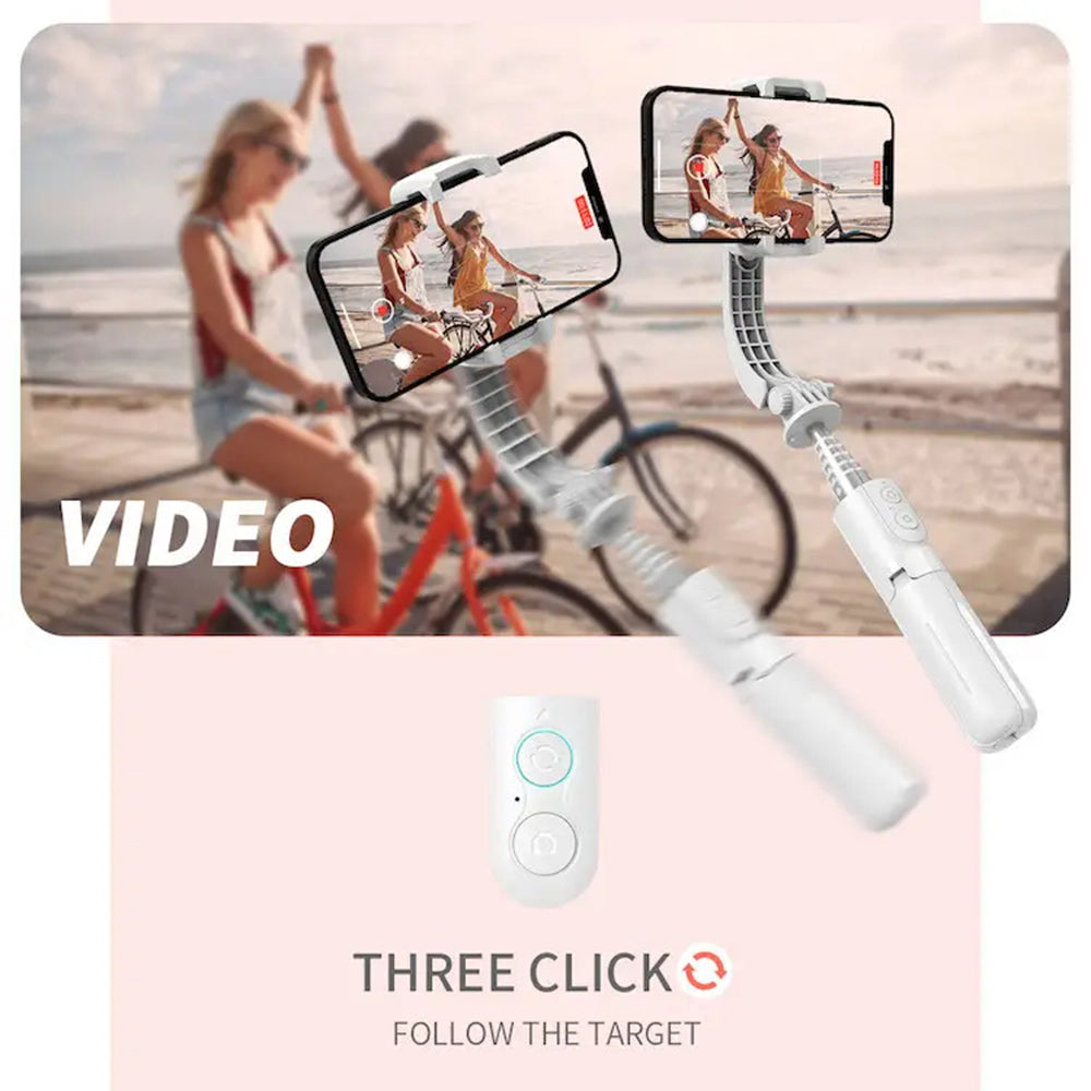 Selfie Stick Bluetooth Techsuit L08Mini, Universel, Noir