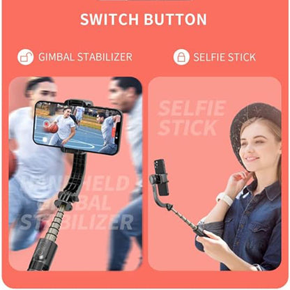 Selfie Stick Bluetooth Techsuit L08Mini, Universel, Noir
