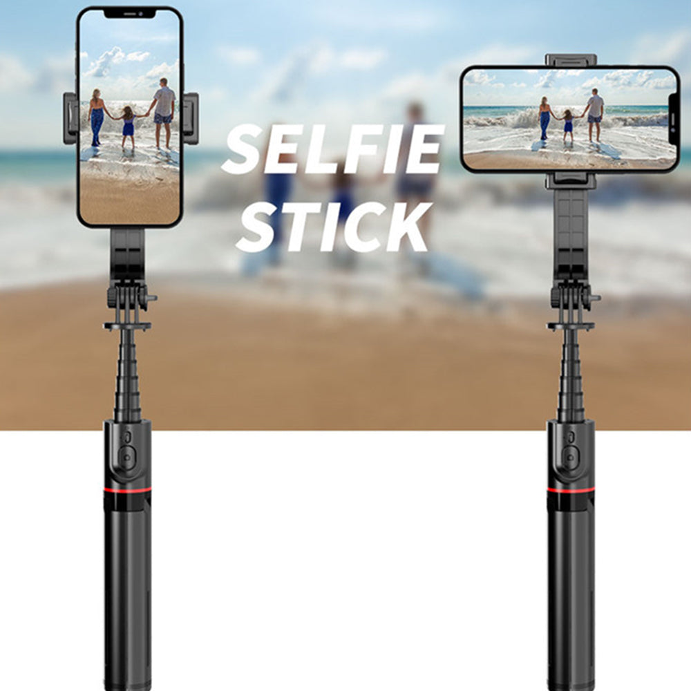 Selfie Stick Bluetooth Techsuit L12, Universal, Schwarz