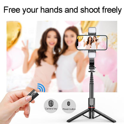 Selfie Stick Bluetooth Techsuit L12D, Universal, Schwarz