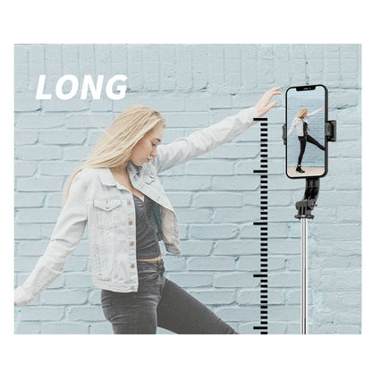 Selfie Stick Bluetooth Techsuit L13, Universal, Schwarz