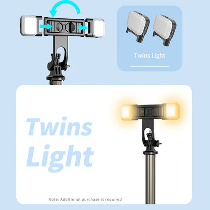 Selfie Stick Bluetooth Techsuit Q06, Universal, Schwarz