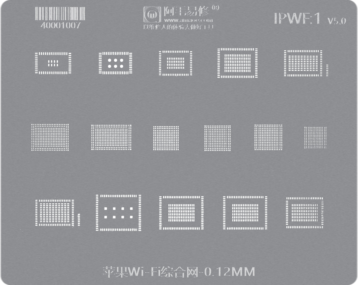 Grille BGA Amaoe pour la série Apple iPhone, Wifi IC