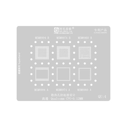 BGA-Sieb Amaoe für CPU Qualcomm QU1-8 Serie