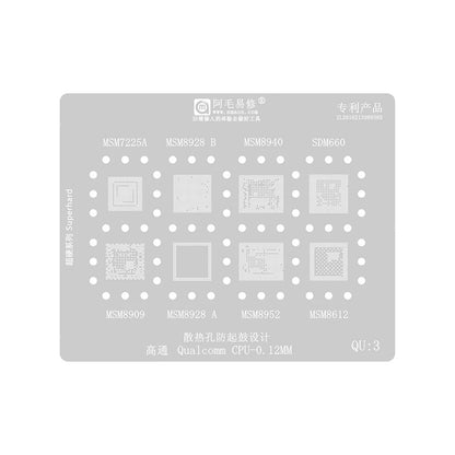 BGA-Sieb Amaoe für CPU Qualcomm QU1-8 Serie