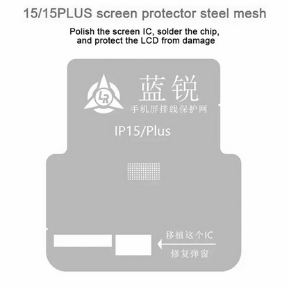 Grille BGA Lanrui pour Apple iPhone 11 - 15 Series