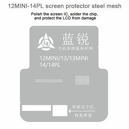 Grille BGA Lanrui pour Apple iPhone 11 - 15 Series