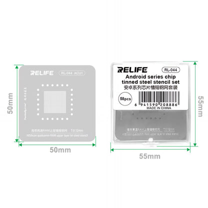 BGA-Schablone Relife RL-044 für Android-CPU