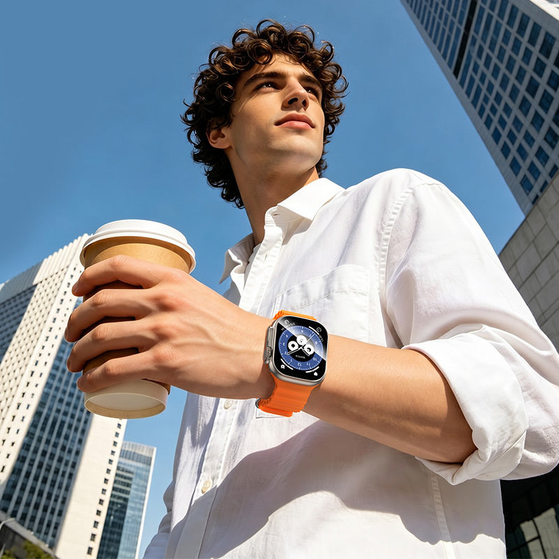 Smartwatch Borofone BD18, Gold