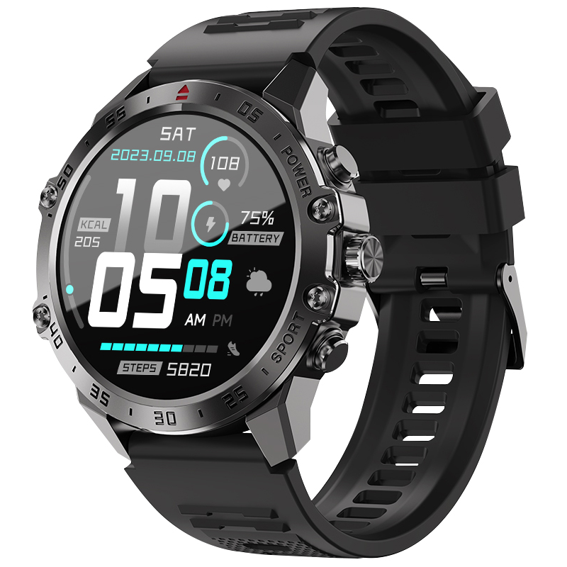 Smartwatch BWOO WA-08, Schwarz