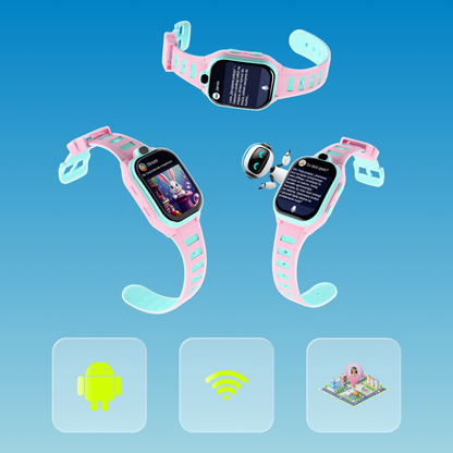Smartwatch Forever Kids Boost KW-530 Call, Rosa