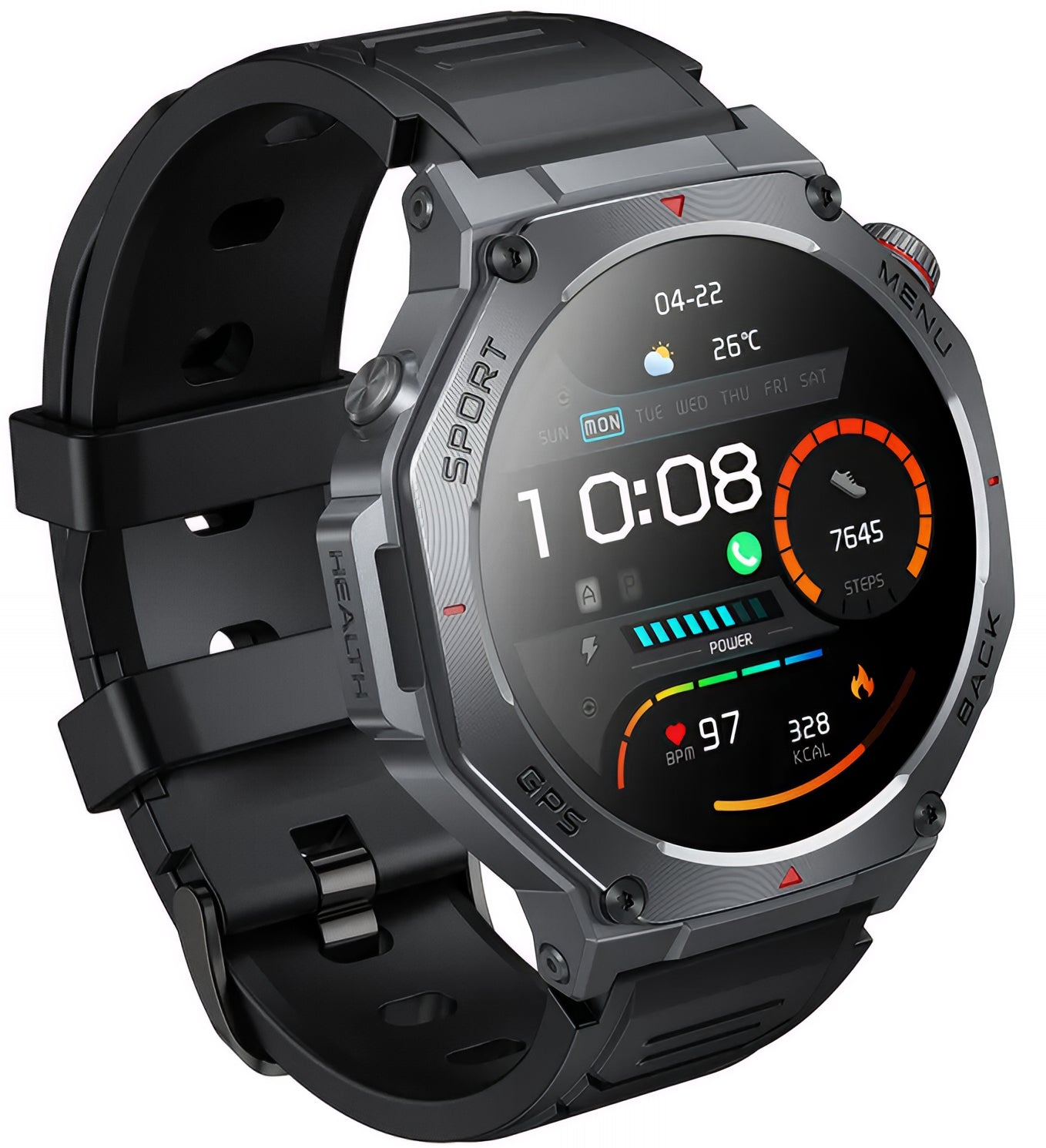 Smartwatch HOCO Y37 Call, Noir