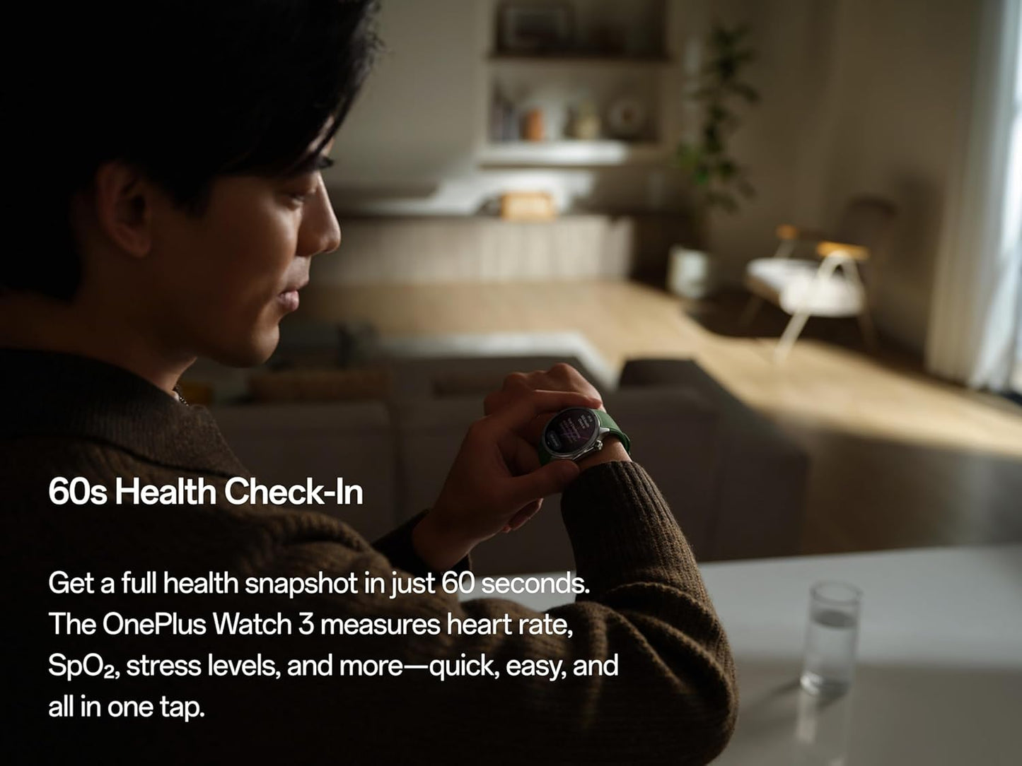 Smartwatch OnePlus Watch 3, 46mm, Schwarz 5491100340