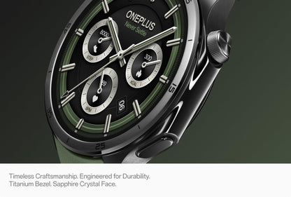Montre connectée OnePlus Watch 3, 46mm, Vert, Reconditionné 5491100341