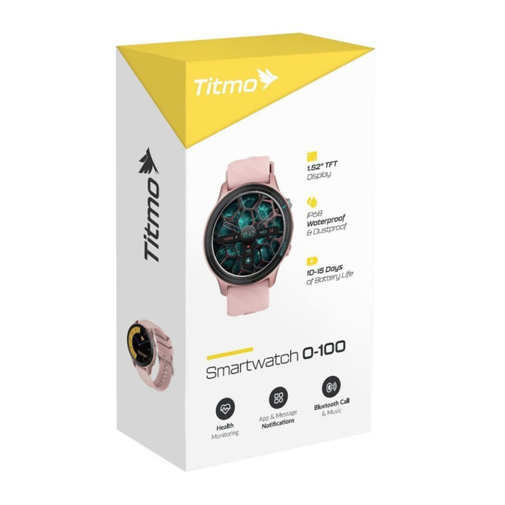 Smartwatch Titmo O-100 Call, Rose