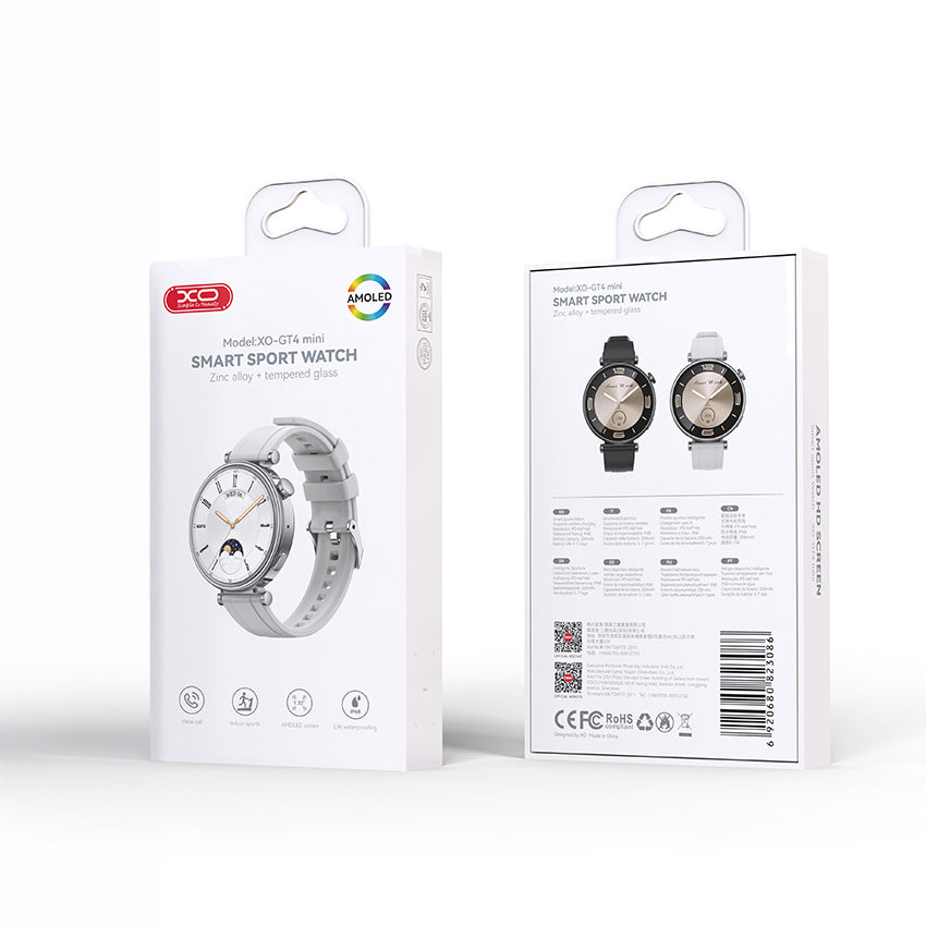 Smartwatch XO Design GT4 Mini, Silber