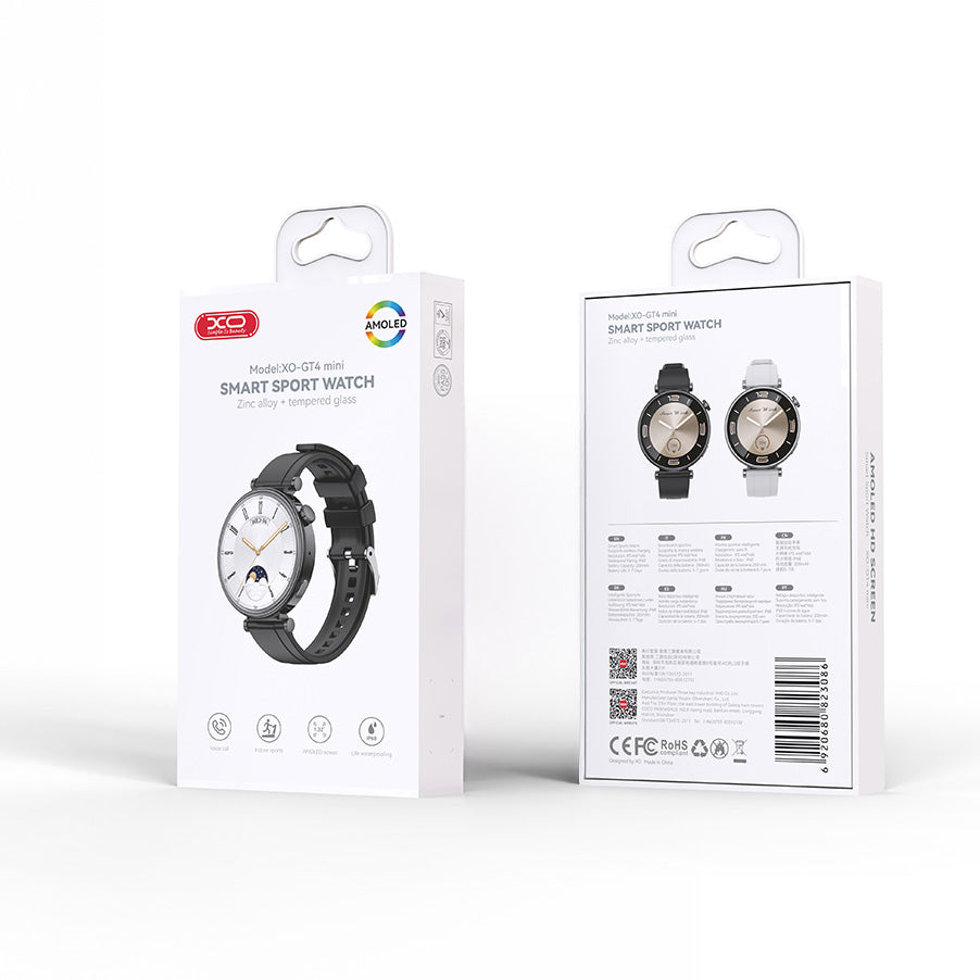 Smartwatch XO Design GT4 Mini, Noir