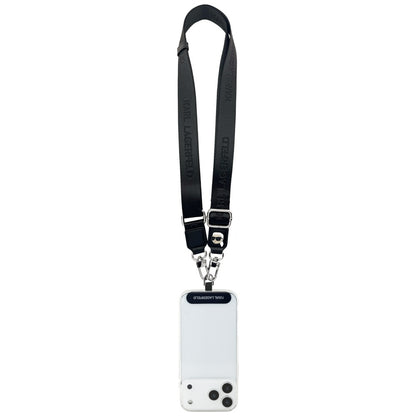 Cordon Téléphone Karl Lagerfeld Karl Metal Logo, Noir