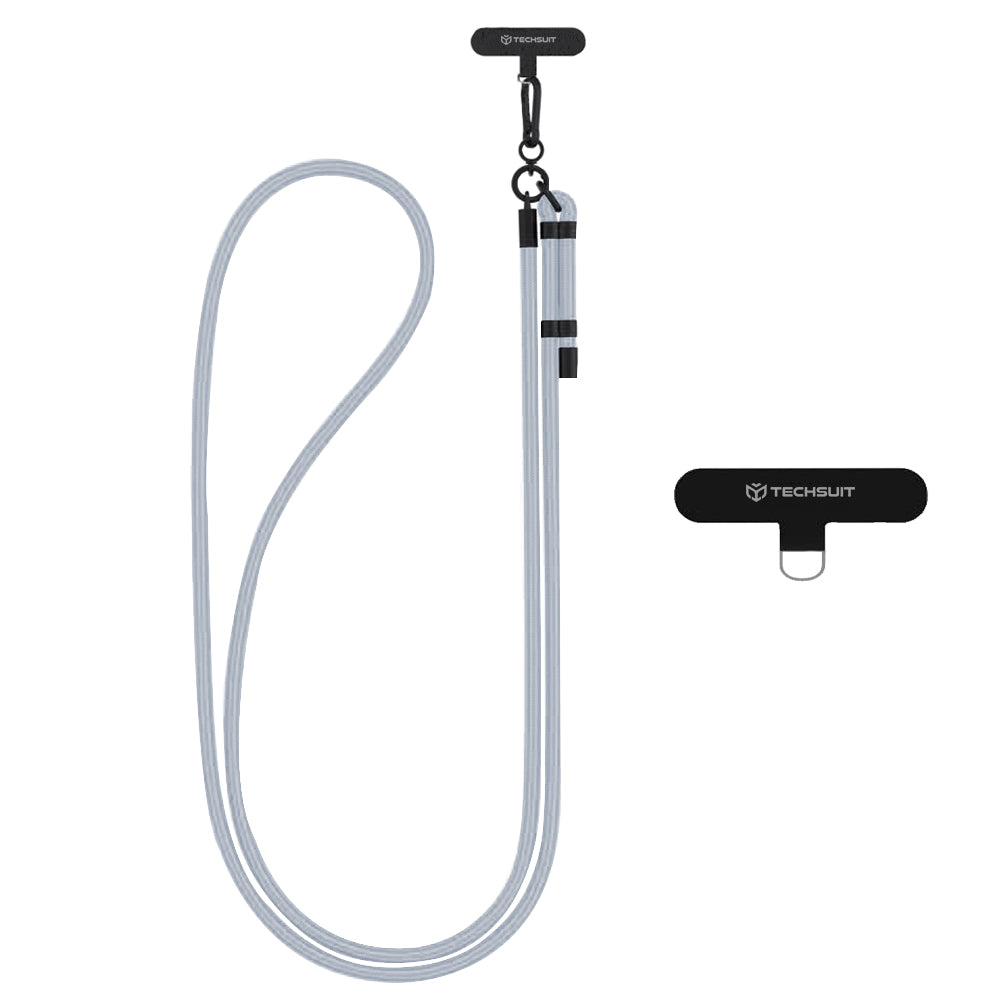 Cordon de téléphone Techsuit RCS1-18, Gris