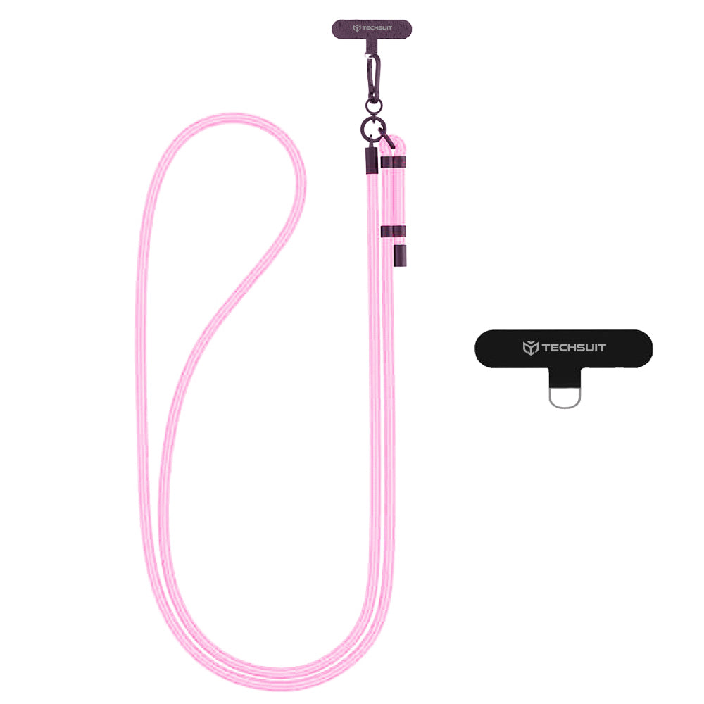 Cordon de téléphone Techsuit RCS1-25, Rose Clair