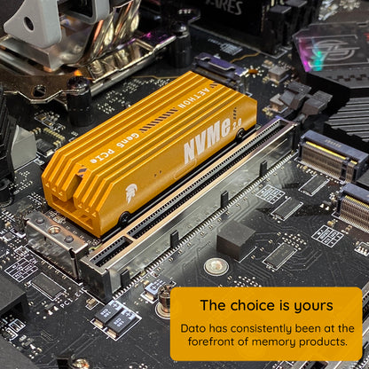 Solid State Drive (SSD) Dato Ares Aethon, NVME M.2, PCIe Gen5x4, 4TB, Noir ARSAT-4TB