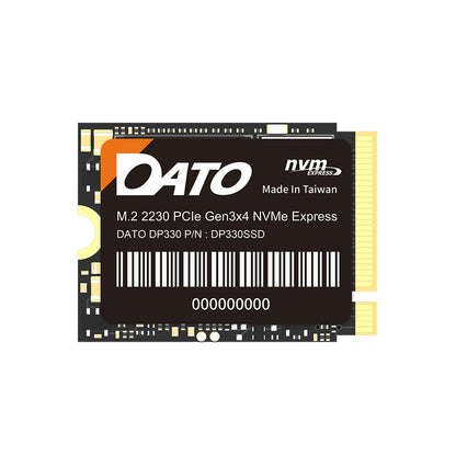 Solid State Drive (SSD) Dato DP330, NVME M.2 2230, PCIE Gen3x4, 2TB, Noir DP330SSD-2TB