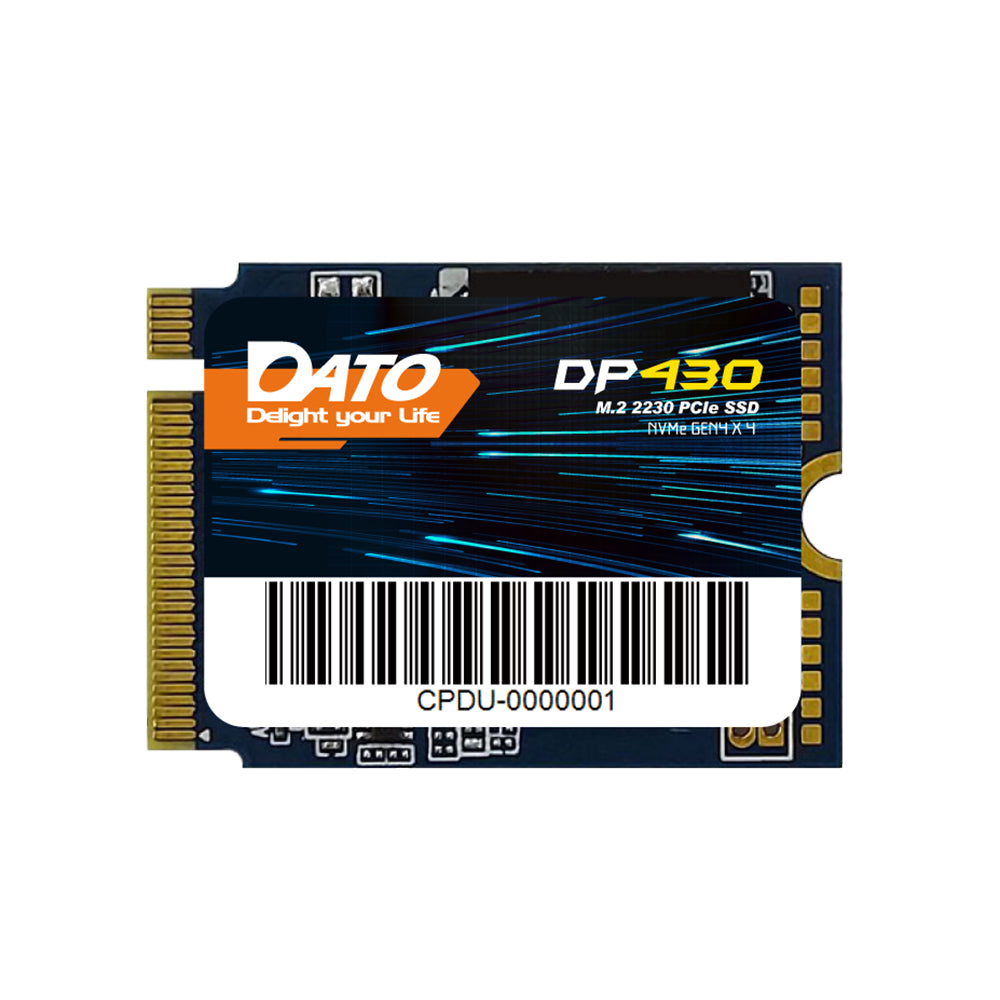 Solid State Drive (SSD) Dato DP430, NVME M.2 2230, PCIE Gen4x4, 1TB, Noir DP430SSD-1TB