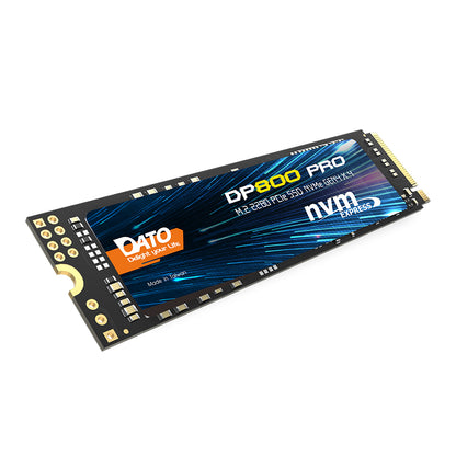 Solid State Drive (SSD) Dato DP800 Pro, NVME M.2 2280, PCIe, 4TB, Noir DP800PSSD-4TB
