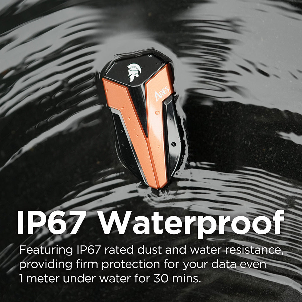 Solid State Drive (SSD Extern) Dato Ares Amber Shield, 4TB, Schwarz ARSASE-4TB