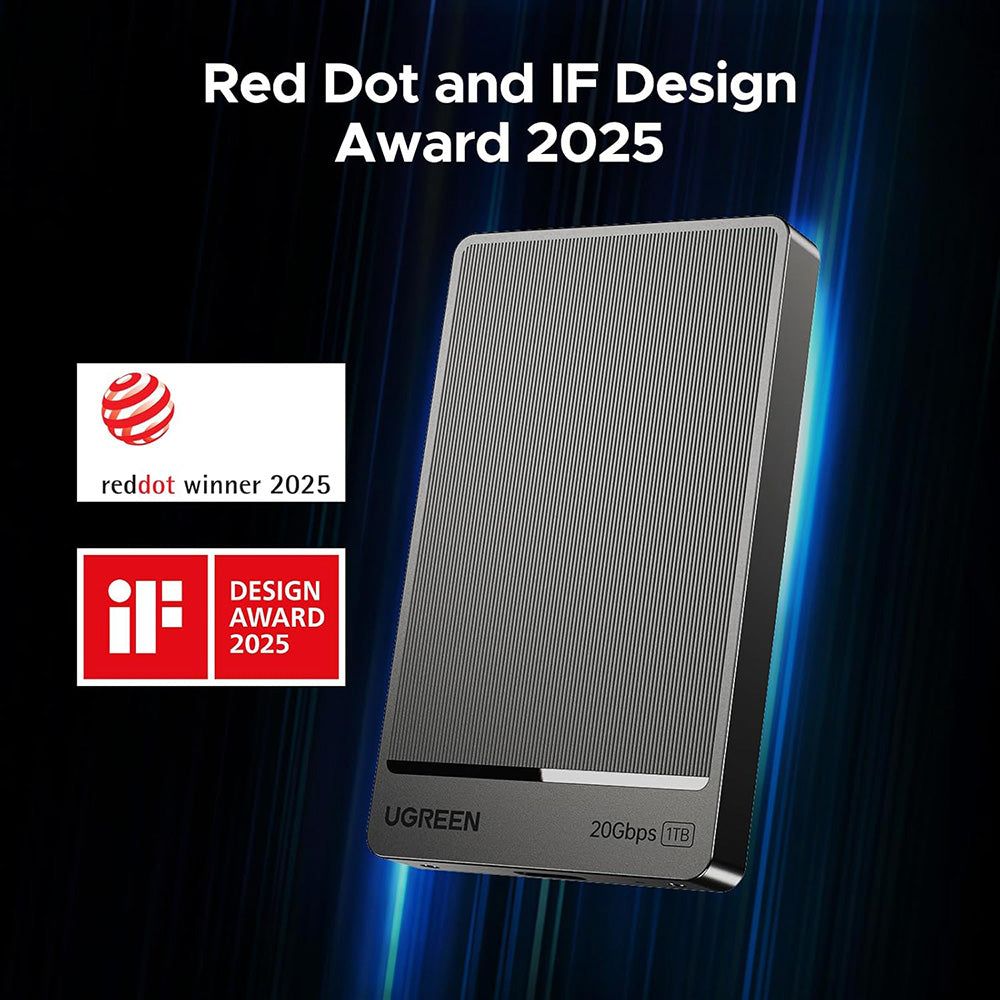 Solid State Drive (Externe SSD) UGREEN 35270, 1TB, Grau
