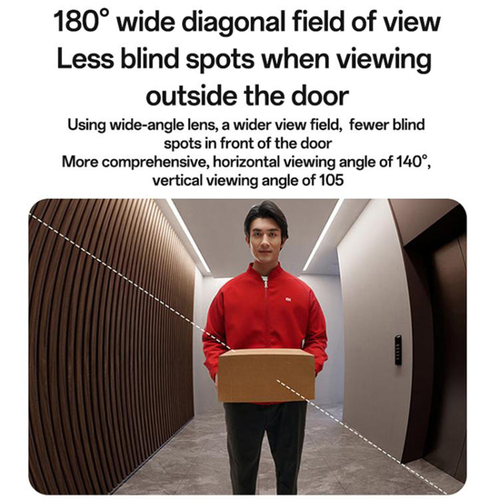 Sonnette Yesido KM27, Wi-Fi, 2K, Blanche