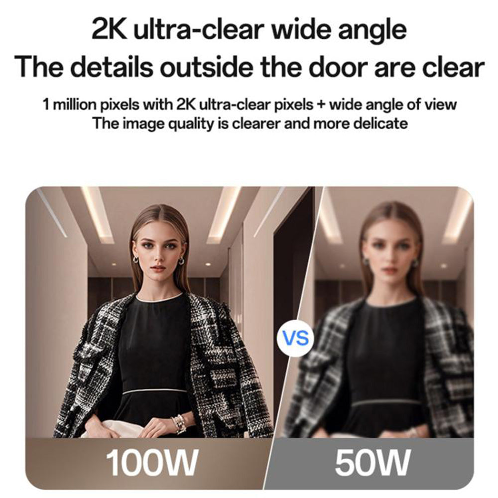 Sonnette Yesido KM27, Wi-Fi, 2K, Blanche