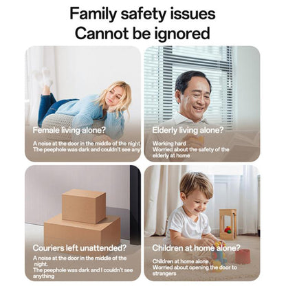 Sonnette Yesido KM27, Wi-Fi, 2K, Blanche