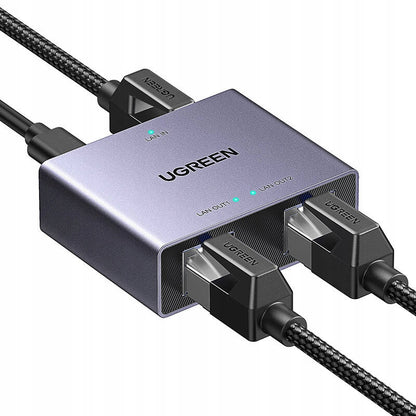 Splitter Réseau UGREEN NW301, RJ45 - 2 x RJ45, Gris