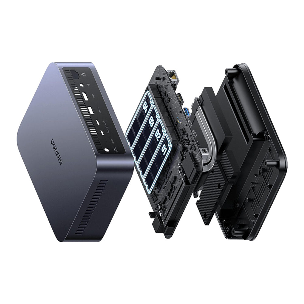 Station de Gestion de Contenu Numérique UGREEN DXP480T Plus, Noire