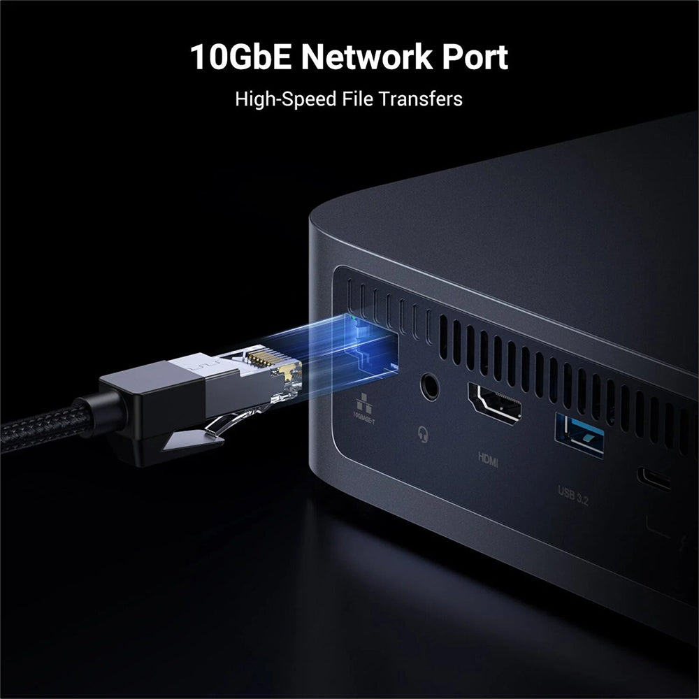 Station de Gestion de Contenu Numérique UGREEN DXP480T Plus, Noire