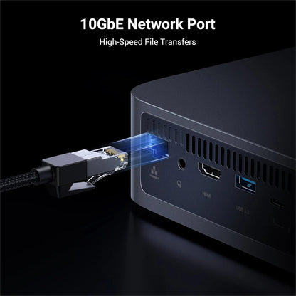 Station de Gestion de Contenu Numérique UGREEN DXP480T Plus, Noire