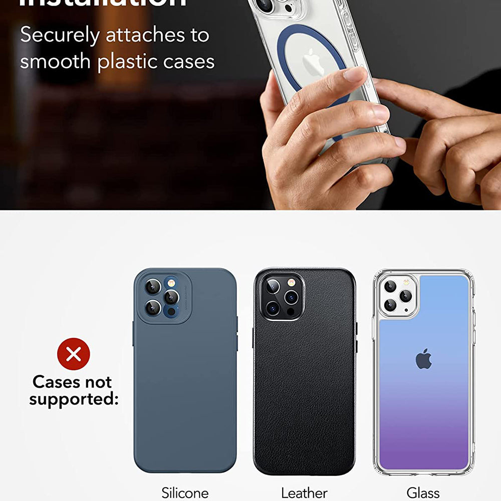 Metallischer ESR HaloLock Sticker, Set mit 2 Stück, Blau