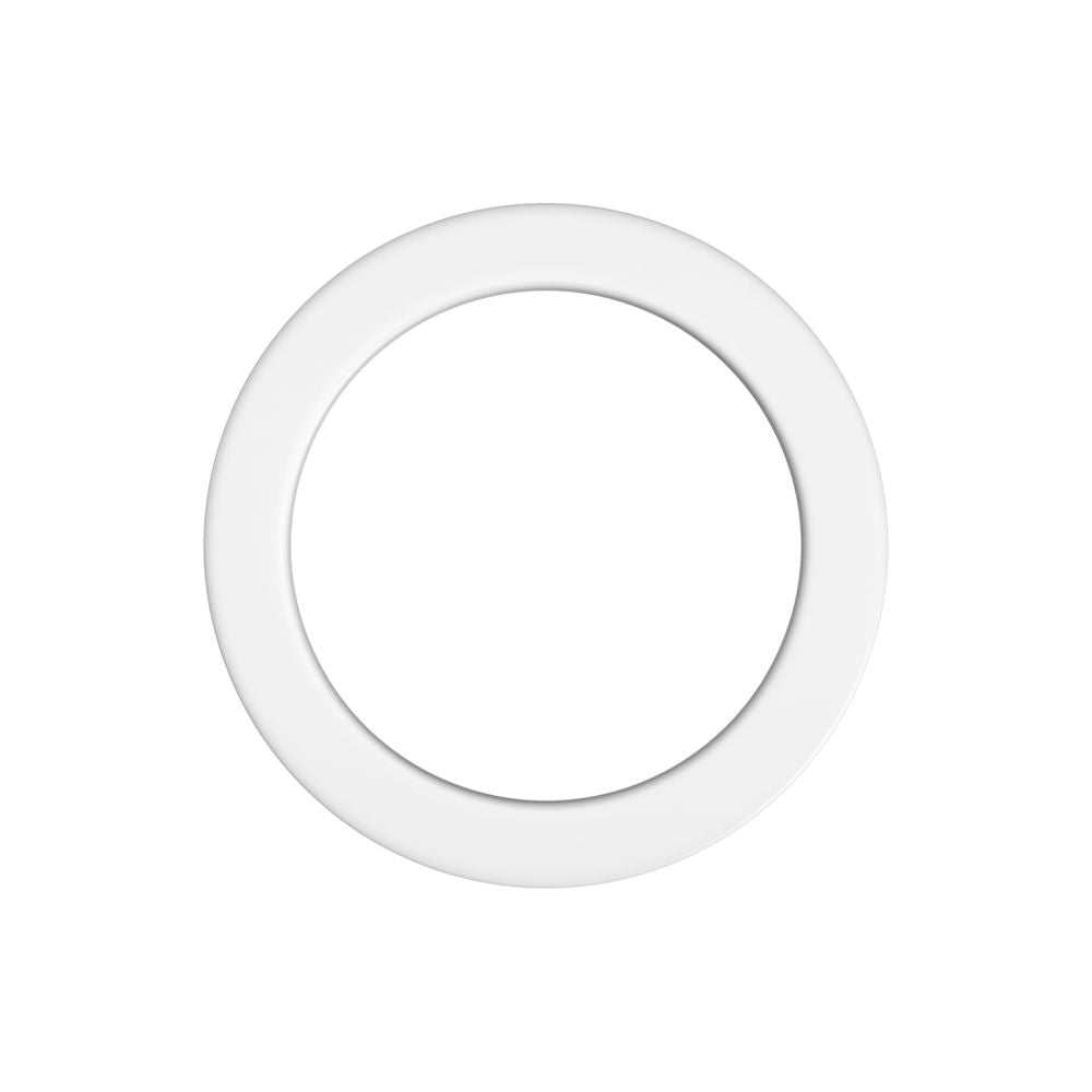 Metallischer Sticker, Weiß