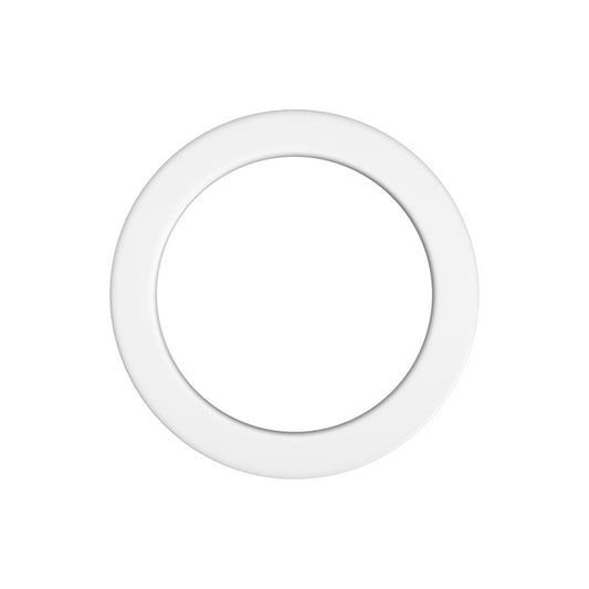 Autocollant Métallique Fixe, Blanc