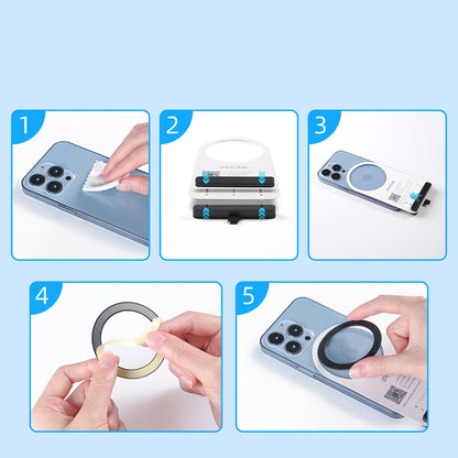 Metallischer Aufkleber Joyroom M3, Set 2 Stück, Rosa