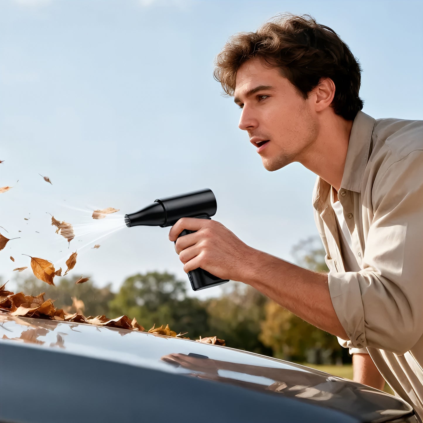 Souffleur d'air HOCO HX68, Noir