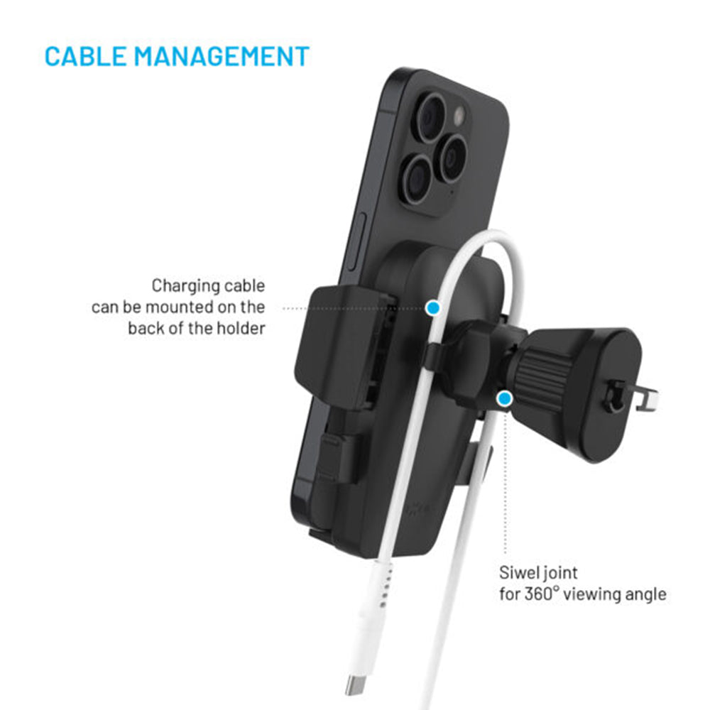 Autohalterung Fixed Iconiq Lock, Universal, Schwarz