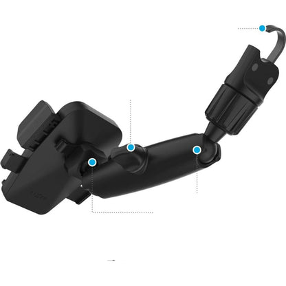 Support Auto Fixed Iconiq Mirror, Universel, Noir