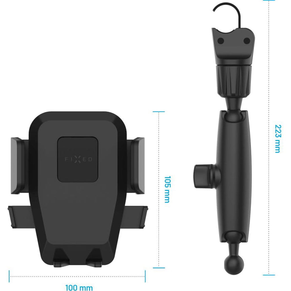 Support Auto Fixed Iconiq Mirror, Universel, Noir