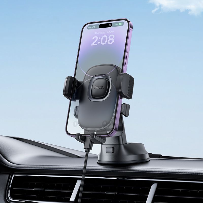 Support Auto HOCO H76, Universel, Noir