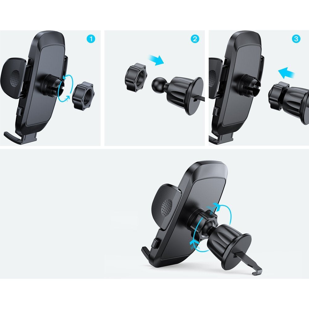 Autohalterung Joyroom JR-ZS259 Vent, 4,7 Zoll - 6,9 Zoll, Schwarz